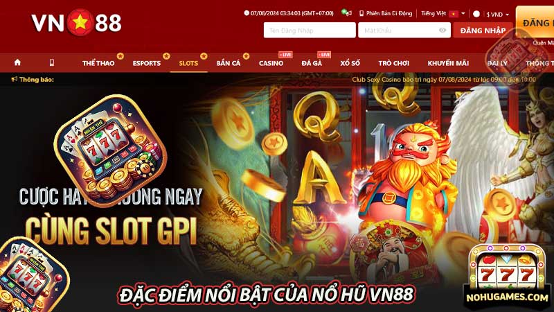 Đặc điểm nổi bật của nổ hũ VN88